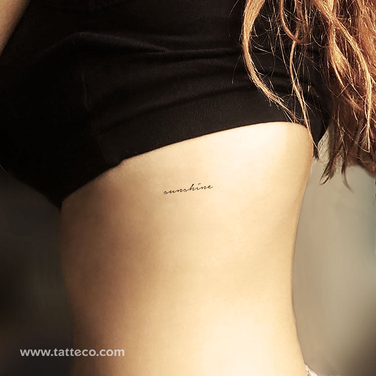 Sunshine Temporary Tattoo - Set of 3
