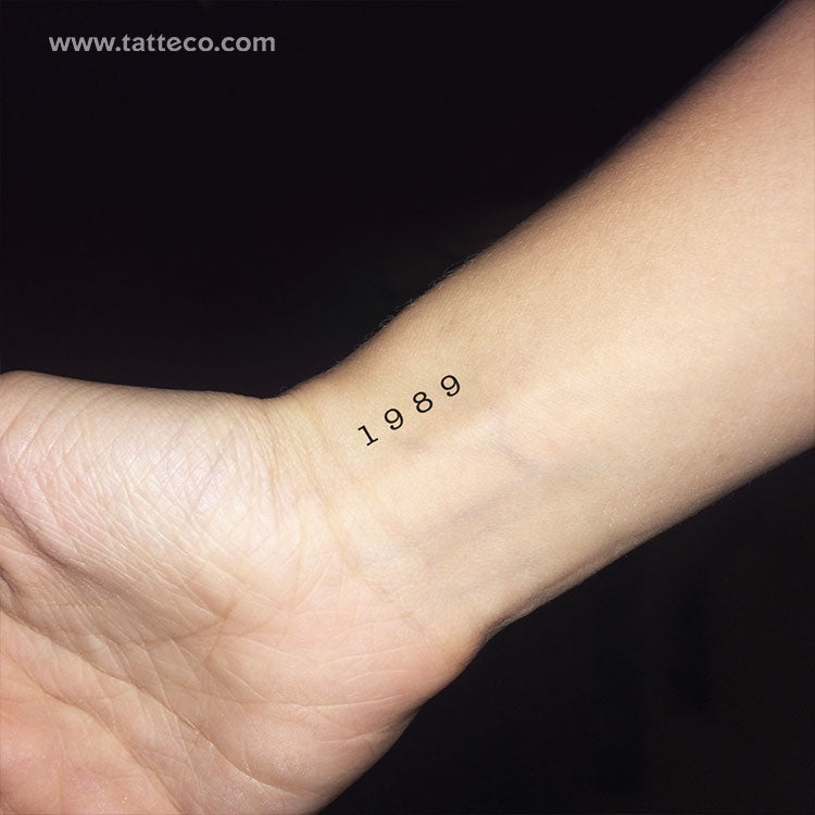 Tatuaje temporal de 1989 (juego de 3)