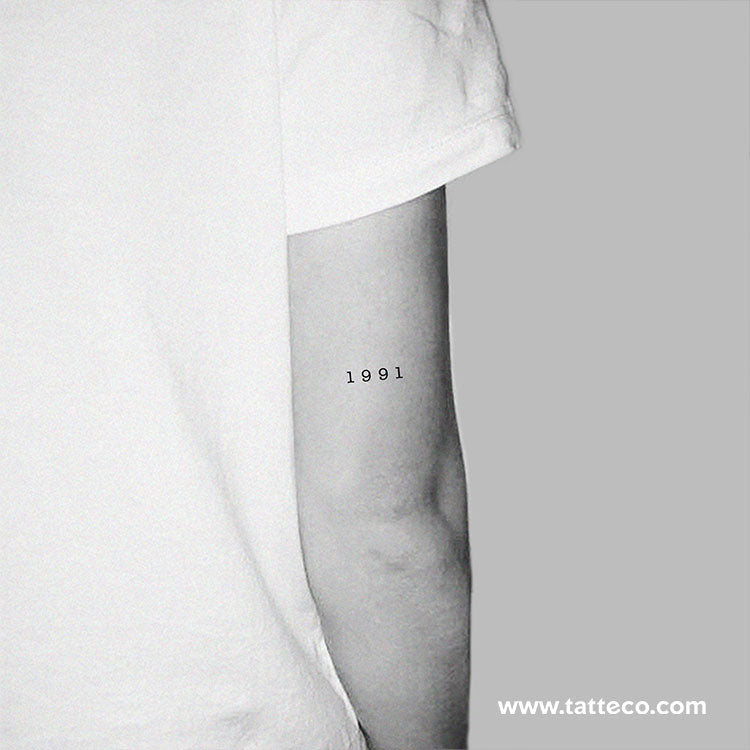 Tatuaje temporal de 1991 - Juego de 3