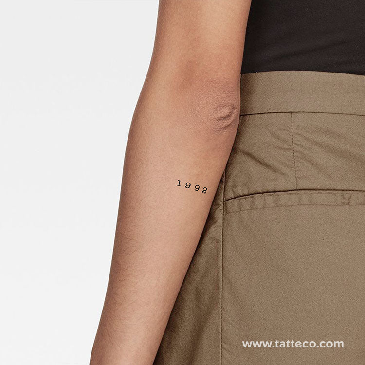 Tatuaje temporal de 1992 - Juego de 3