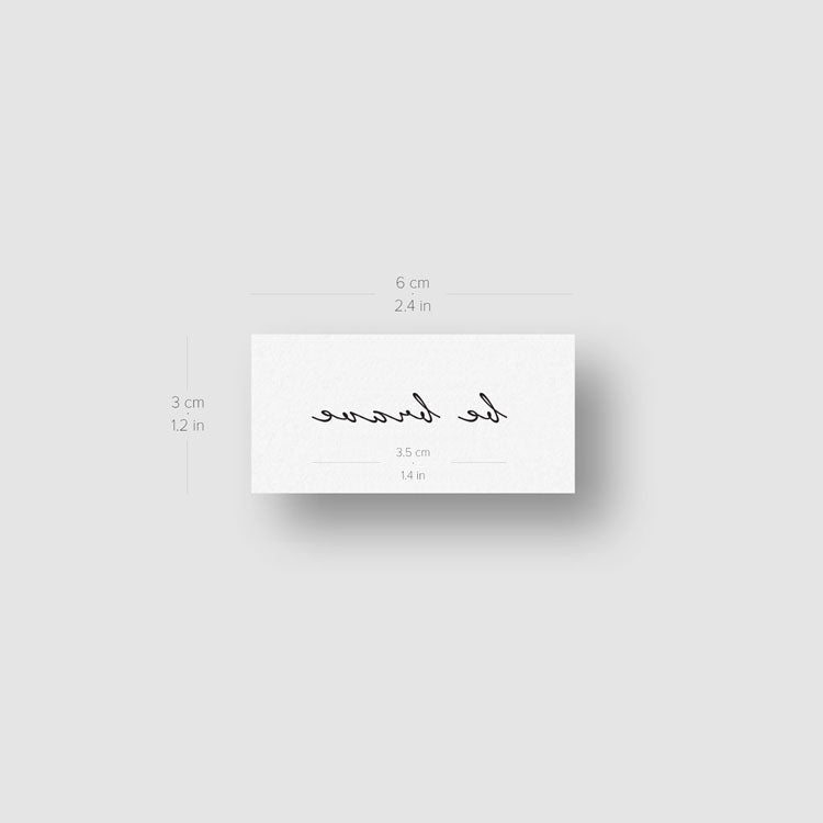 Be Brave Temporary Tattoo - Set of 3