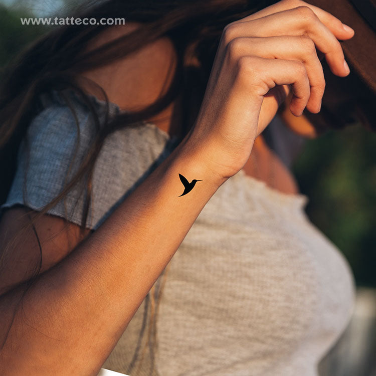 Hummingbird Temporary Tattoo - Set of 3