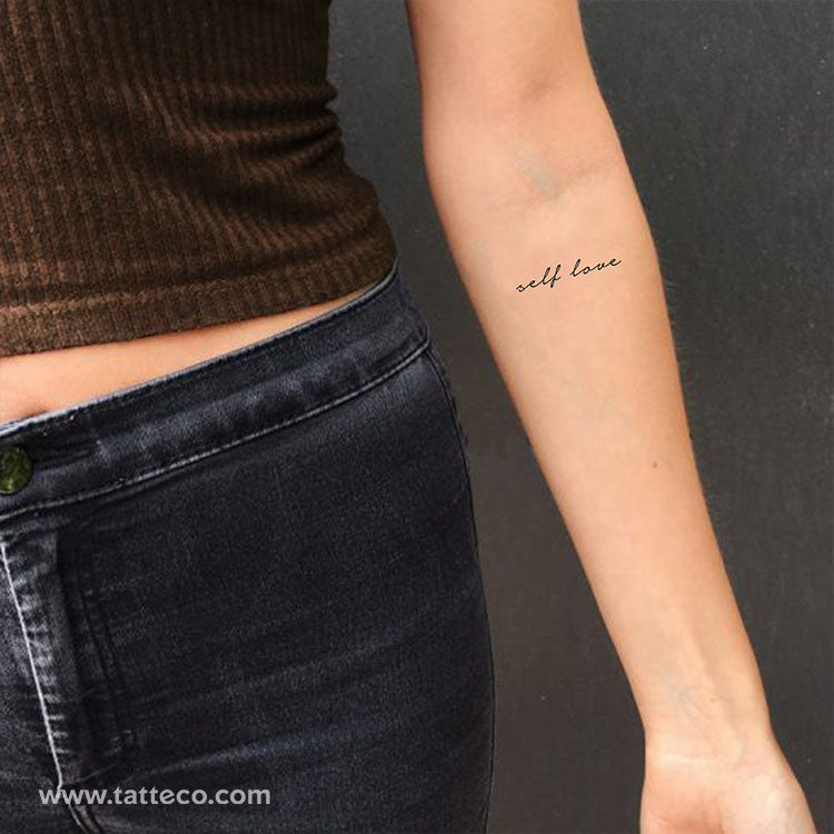 Self Love Temporary Tattoo - Set of 3