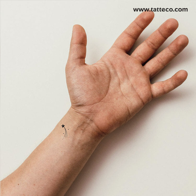 Little Shooting Star Temporary Tattoo - Set of 3