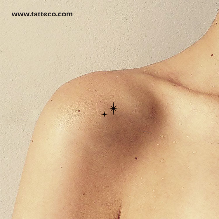 The Second Star to the Right Temporary Tattoo - Set of 3