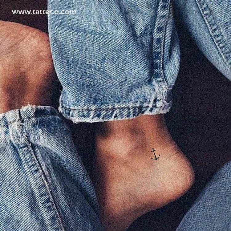 Little Anchor Temporary Tattoo - Set of 3