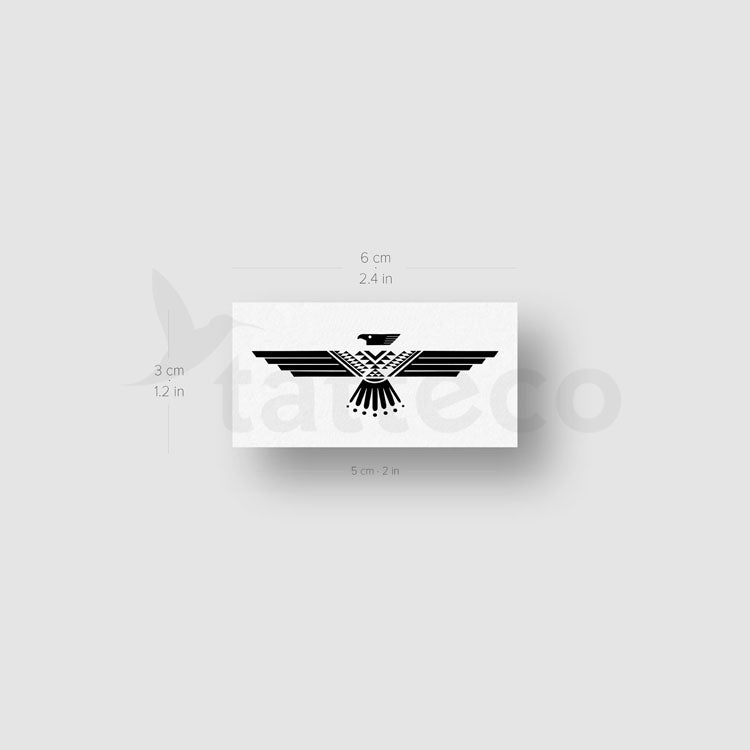 Thunderbird Temporary Tattoo - Set of 3