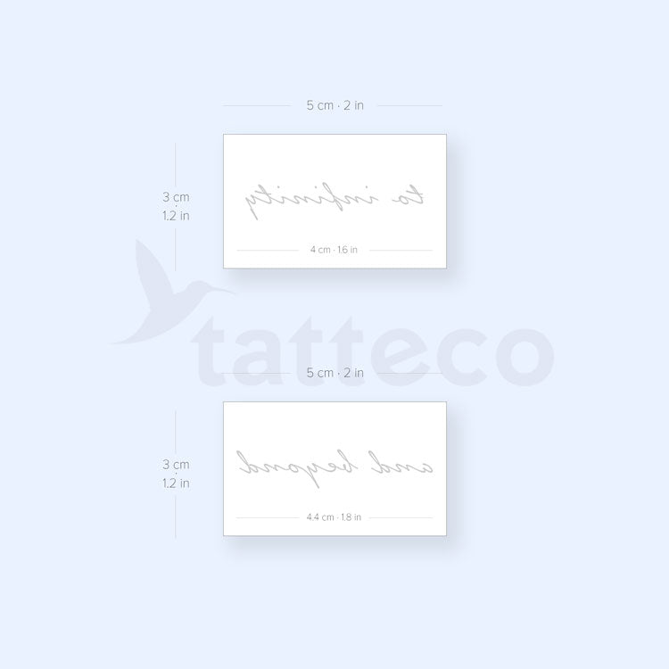 Tatuajes semipermanentes que combinan con Infinity y más allá
