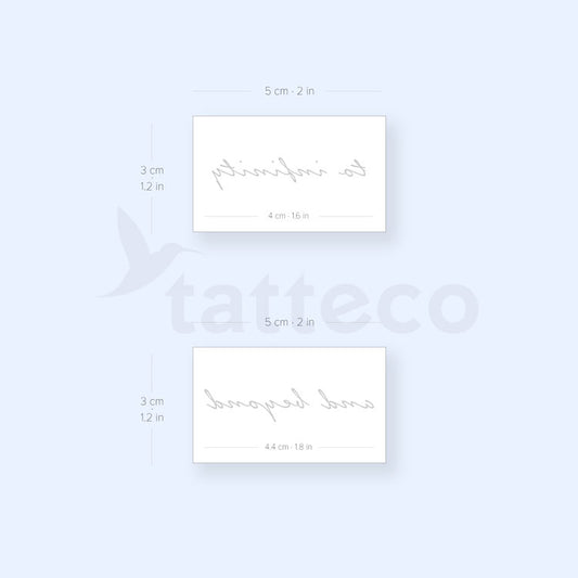 Tatuajes semipermanentes que combinan con Infinity y más allá