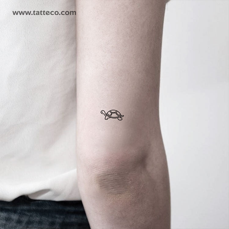 Tortoise Temporary Tattoo - Set of 3