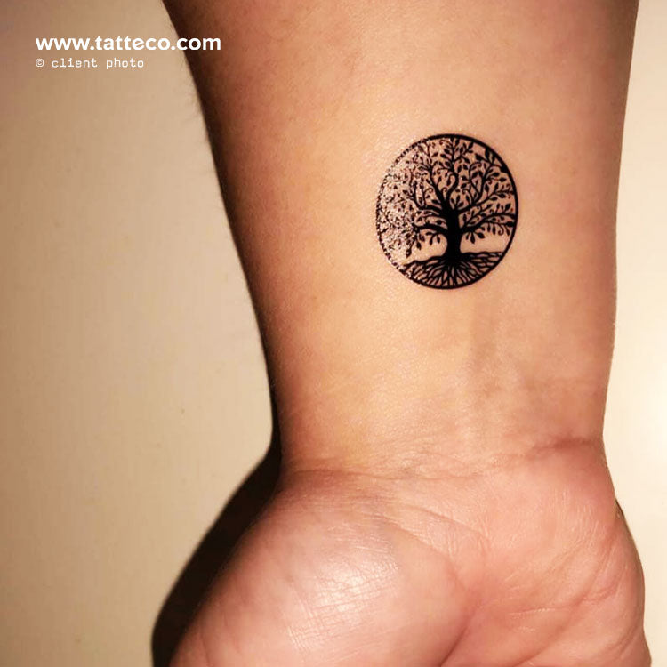 Tree Of Life Temporary Tattoo - Set Of 3 – Tatteco