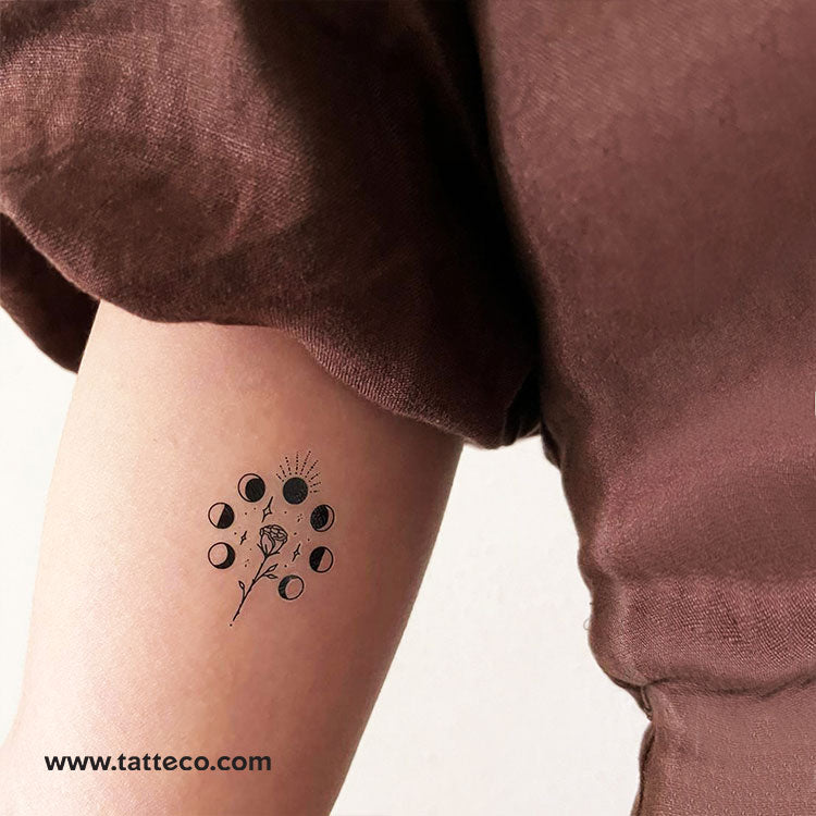 Rose Phases Temporary Tattoo by Tukoi - Set of 3
