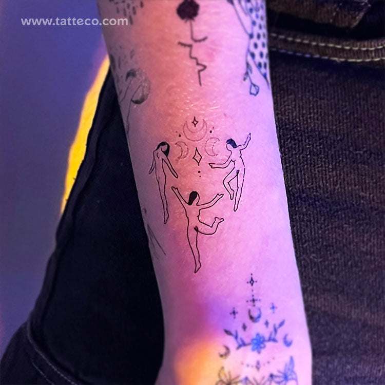 Akelarre Temporary Tattoo by Tukoi - Set of 3