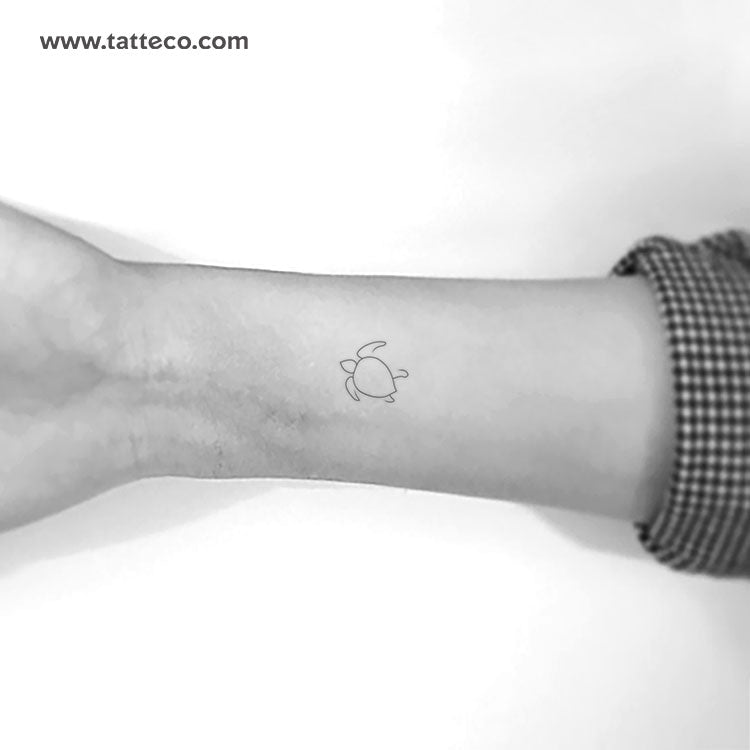 Turtle Temporary Tattoo - Set of 3