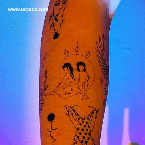 Women Temporary Tattoo by Tukoi - Set of 3