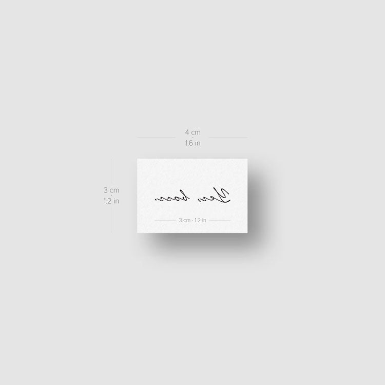 Yes, Boss Temporary Tattoo for Weddings - Set of 100