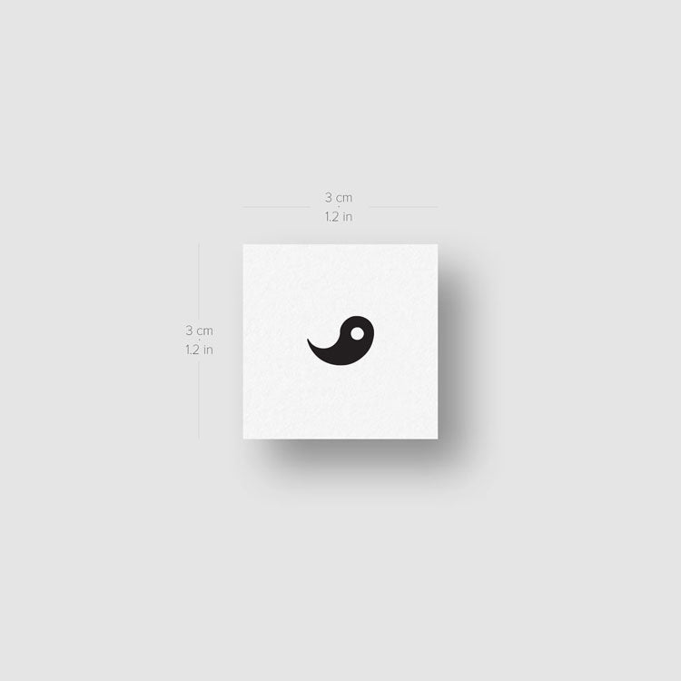 Matching Yin & Yang Temporary Tattoo - Set of 3+3
