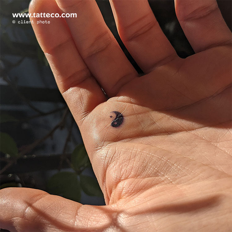 Yin Yang 2-Week Temporary Tattoo - Set of 2