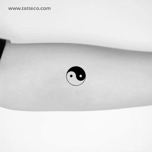 Yin Yang Temporary Tattoo - Set of 3