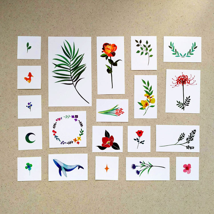 Nature 2 Temporary Tattoo Set by Zihee