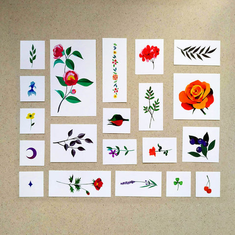Nature Temporary Tattoo Set by Zihee